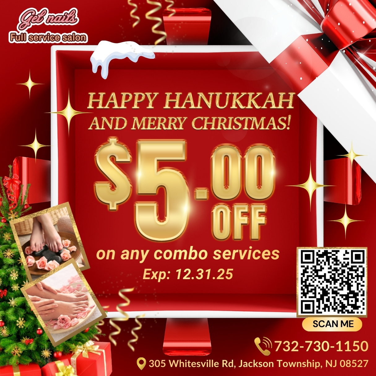 $5 OFF - Any Combo Services until Dec 31, 2025